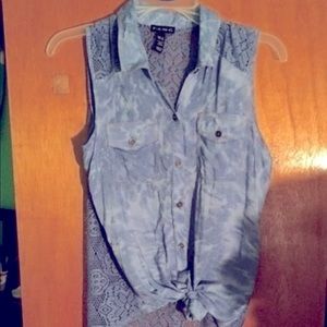 Button Down Tank Top